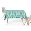 Martina Home Resin Coated Tablecloth Islands Turquoise 260cm x 140cm