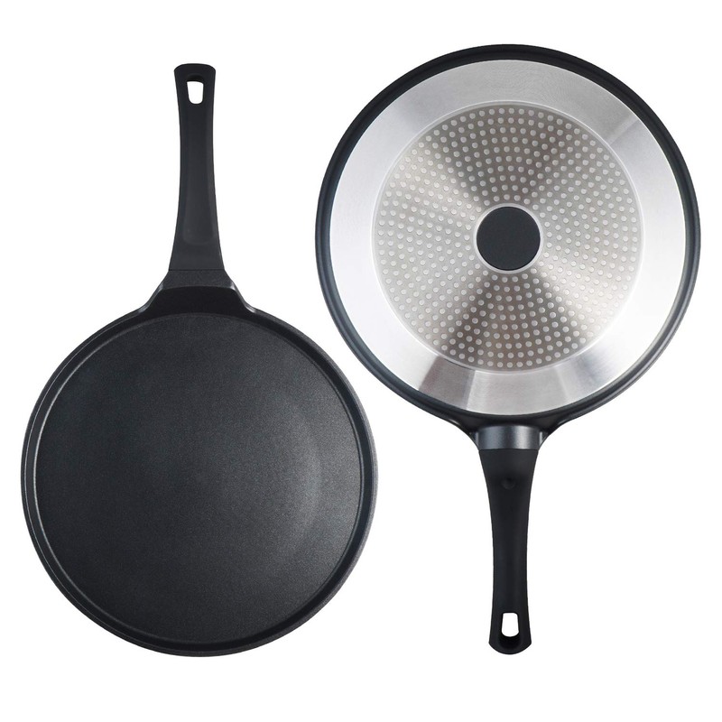 S·KITCHN Crepe Pan Nonstick Dosa Pan, Tawa Pan for Roti
