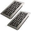 Howeall 4x8 Inches Heavy Duty Walkable Floor Register Easy Adjust