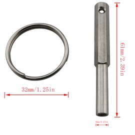 Coffee Machine Key CHENJIN Service Repair Tool Key For Jura Capresso, Open Security Oval Head Screws