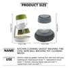 PMELCXD 4 Pieces Dish Brush with Soap Dispenser, Washing Up