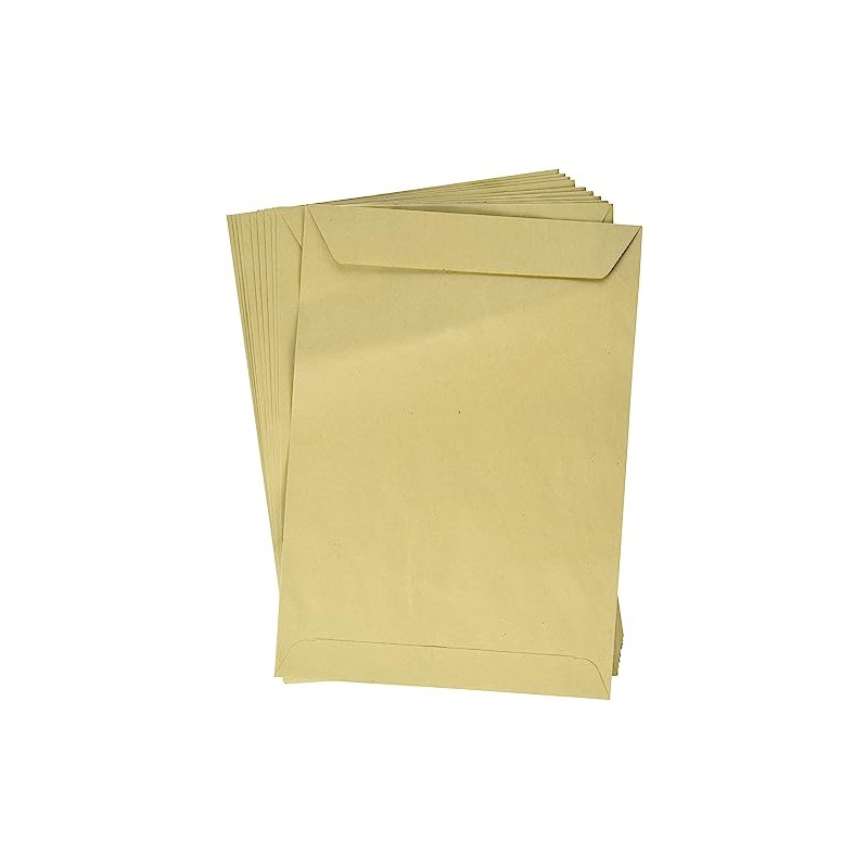 Herlitz C5 Mailing Bags Without Window - Brown