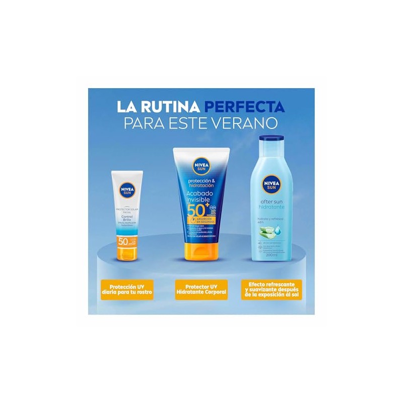 Protector Solar Corporal Nivea Sun Protección Hidratación Fps 150ml Acabado