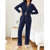 Ekouaer Womens Pajamas Set 2 Piece Long Sleeve Sleepwear Set