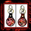 EDDIE VAN HALEN GHOSTLY HANDS TWO LEATHER KEYCHAINS