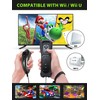 (Black) Remote Controller with Motion Plus for Wii/WII U, 2