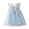 NNJXD Baby Girl Flower Butterfly Tulle Sleeveless Dress Elegant Toddler