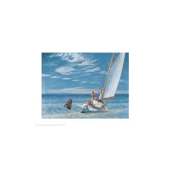 Ground Swell - Poster by Edward Hopper (30 x 24)
