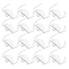 Mipcase 20pcs Transparent Cooking Mouth Mask Lightweight Clear Face Cover