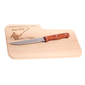 Bread Board with Petri Heil Motif 25.5 x 14.5 x 1.3 cm