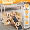 Guinea Pig Hideout Castle 2 Tierd Sturdy Wooden Hamster Castle