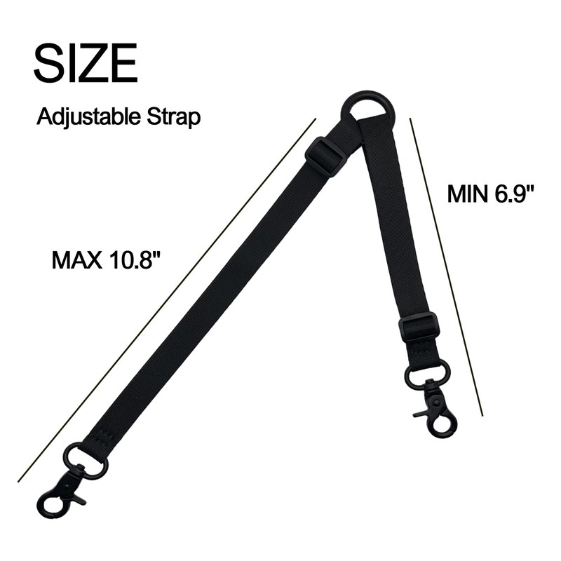 Double Headed Hook pet Safety Nylon 2-Way Coupler with Nickel-Plated
