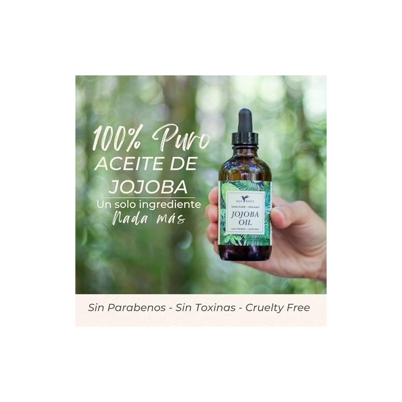 Aceite de Jojoba Orgánico 120 ml – Hidratación profunda para