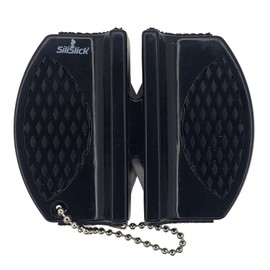 SiliSlick Portable Knife Sharpener - Professional Grade Sharpening Tool with Tungsten and Ceramic Rods