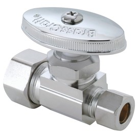 Brasscraft OCR14X C1 Straight Stop, 1/2-Inch x 3/8-Inch, Chrome