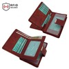 Women's Soft Leather Wallet with RFID Protection - Women's Wallet,