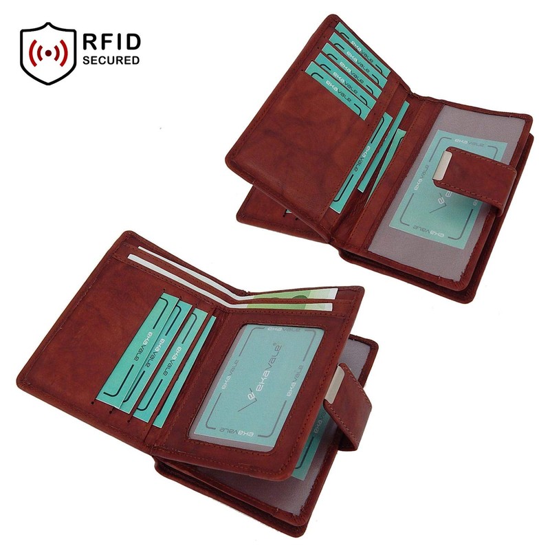 Women's Soft Leather Wallet with RFID Protection - Women's Wallet,