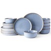 GBHOME Ceramic Dinnerware Sets for 6, 18 Pieces Stoneware Plates