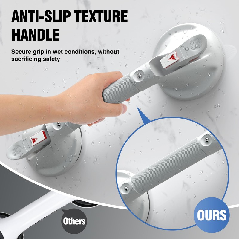 DAILYLIFE Grab Bars for Bathtubs and Showers, 15 inch Shower