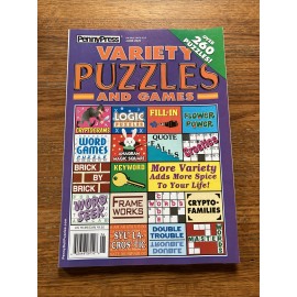 Penny Press Variety Puzzles June 2025 Fill In Flower Power Word Games & More