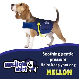 Mellow Shirt Dog Anxiety Calming Wrap, Medium, Lime