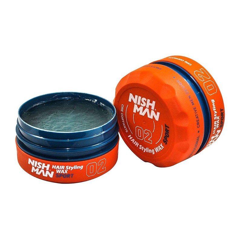 nishman 02 Hair Styling Wax Sport - Honeymelon