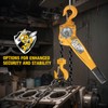 YELLOW JACKET 1.5 Ton Manual Lever Chain Hoist, G80 Galvanized