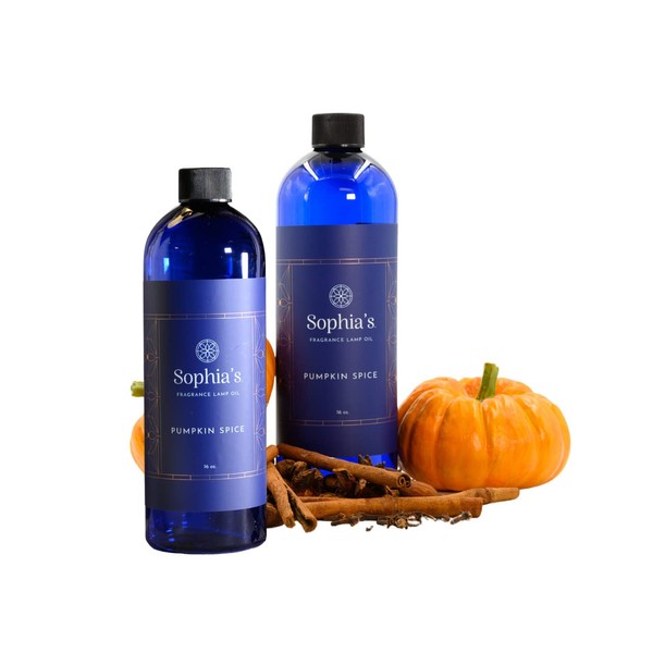 Sophia's Pumpkin Spice Fragrance Lamp Oil Refills 2-Pack, Effusion Lamp
