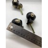 Elegent Upholstery 2" Inch black Ball Casters with Wood Stem