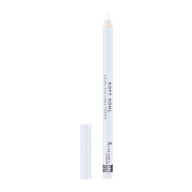 Rimmel Soft Kohl Kajal Professional Eyeliner Pencil, Intense Long-Lasting Colour, Up to 12 Hours Wear, Smudge Proof, 1.2 grams, Pure White