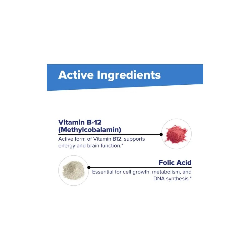 Superior Source B12 1000 Mcg Y Ácido Fólico 60 Tabletas