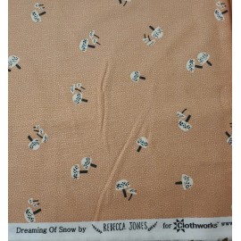 Clothworks 1yd x 42" 100% cotton, Dreaming of Snow by Rebecca Jones for Clothworks