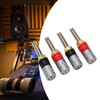 4 Pcs Banana Plug Connector Pure Copper 4mm Rhodium Plating