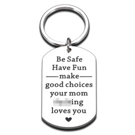 NUBARKO Funny Don't Do Stupid Sh t Keychain Kids Girls Christmas Gifts for Teens Stocking Stuffers for Kids Teens Boys Girls from Mom Dad Gag Gifts for Teen Boys Girls Boys Gifts 10-12 Years Old