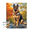 Cawpom Paint by Number German Shepherd Dog, German Shepherd Paint