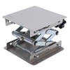 Small Stainless Steel Lifting Platform Manual Miniature Lift Stand Table