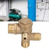 Replacement Parts for Air Compressor Valves Brass 4-Way Double Tube