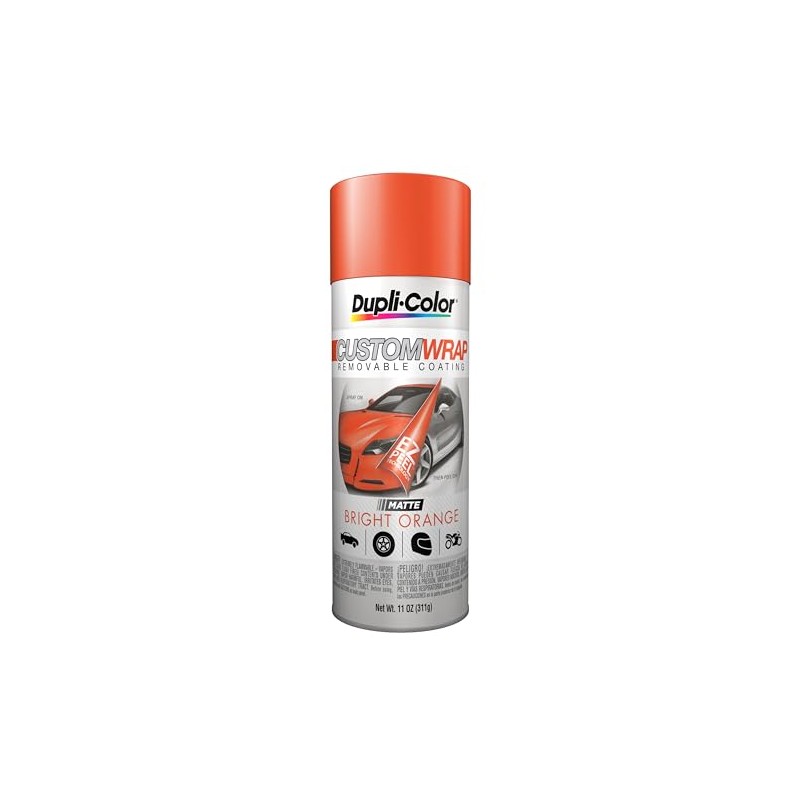 Dupli-Color ECWRC8067 Custom Wrap Matte Removable Automotive Paint – Bright