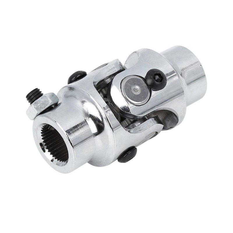 X AUTOHAUX 3/4" Round Smooth X 3/4"-36 Spline Chrome Universal