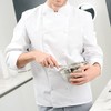 Pegasus Textiles | White Long Sleeve Chef Jackets with Press