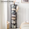 HOOBRO 8 Tiers Vertical Shoe Rack, Wooden Shoe Storage Organizer