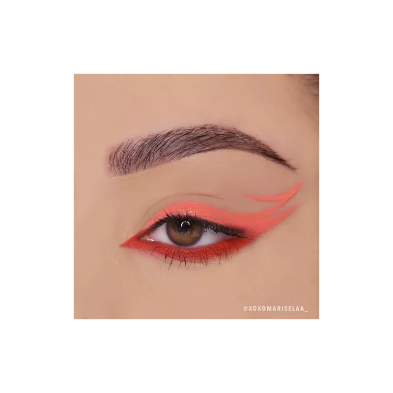 Moira Delineador De Gel Llamativo Moira Contra Agua Color Naranja