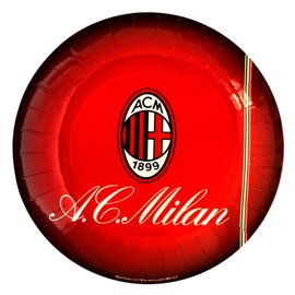 CUCUBA Milan Birthday Party Tableware Set, 16 Plates, 23 cm