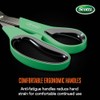 Scotts 8 in. All-Purpose Steel Garden Utility Shears with Serrated