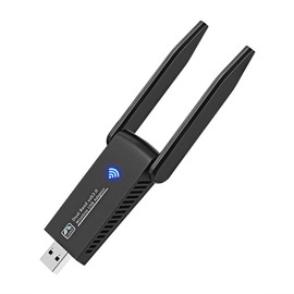 ND Adaptador WiFi USB 3.0 Dock Tarjeta de red inalámbrica de doble banda 5GHz y 2.4G Negro