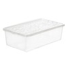 Plast Team Basic Shoe Box Small Plastic Clear One Size