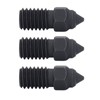 3 Pcs 3D Printer Nozzle M6 Hardened Steel Heat Resistant