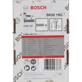 Bosch 2608200512 1.2 x 19 mm Galvanized Brad