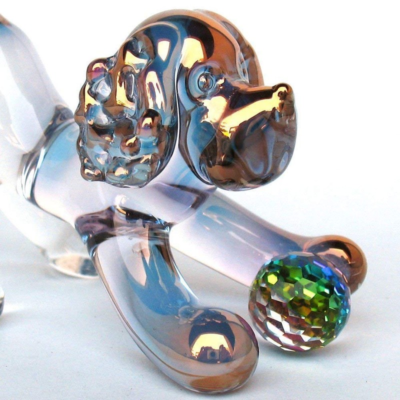 Cocker Spaniel Figurine of Hand Blown Glass