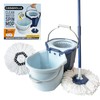 Casabella Spin Mop System with Extra Mop Head Refill -
